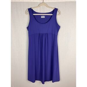 Columbia Purple Sleeveless Midi Dress